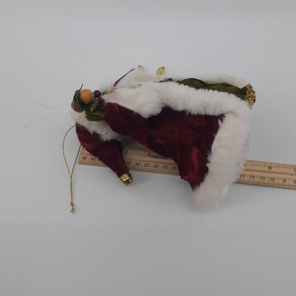 Christmas Santa Clause Large Ornament Small Tree Topper - Picture 9 of 11